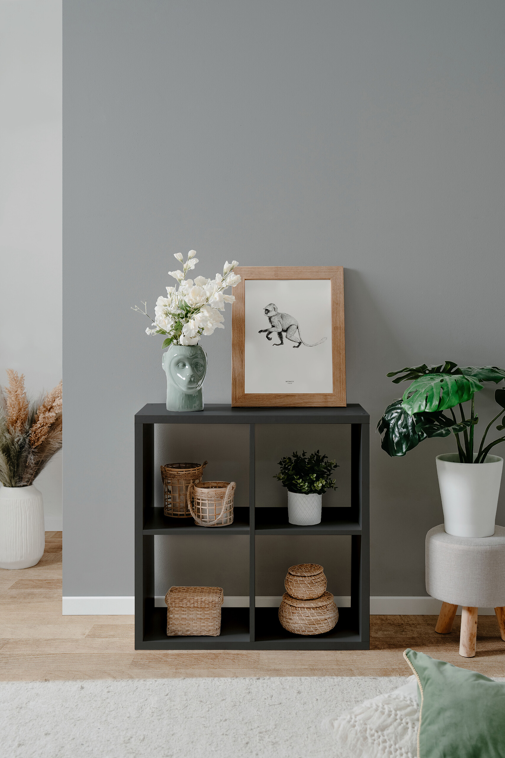 Raumteiler Max anthrazit B/H/T: ca. 73x73x33 cm