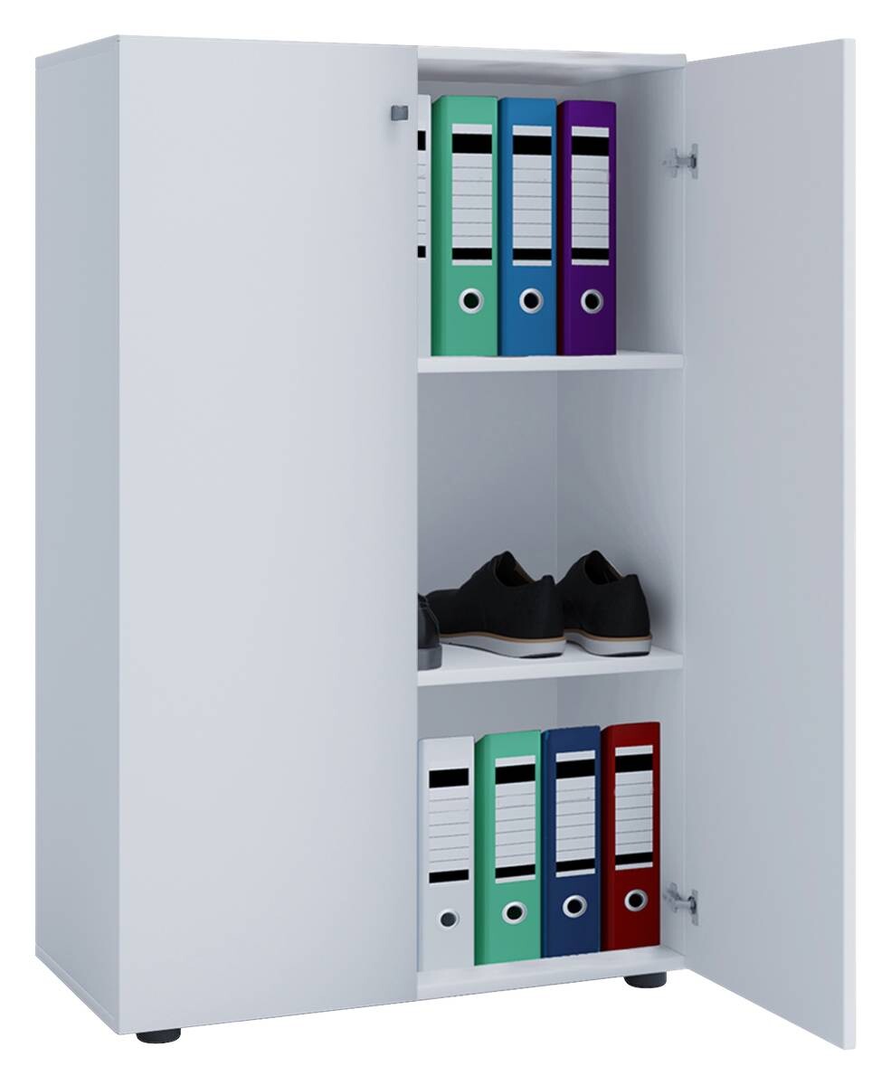 Büroschrank Lona XL weiß B/H/T: ca. 70x110x39 cm