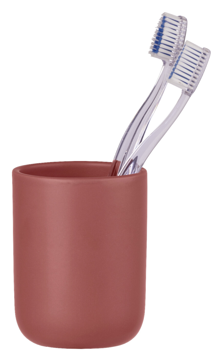 Allstar Zahnputzbecher Olinda rot Keramik