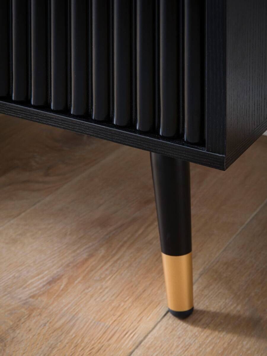 Sideboard schwarz B/H/T: ca. 150x81x39 cm