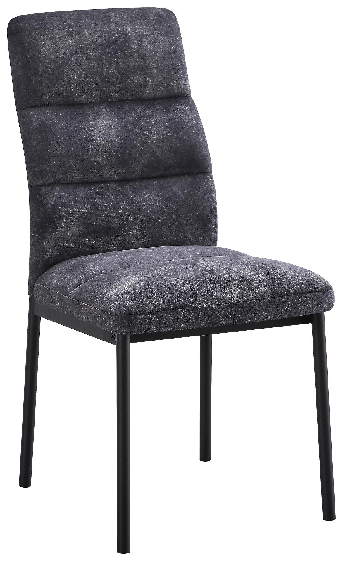 Stuhl Daniel anthrazit Microfaser B/H/T: ca. 45x94x60 cm