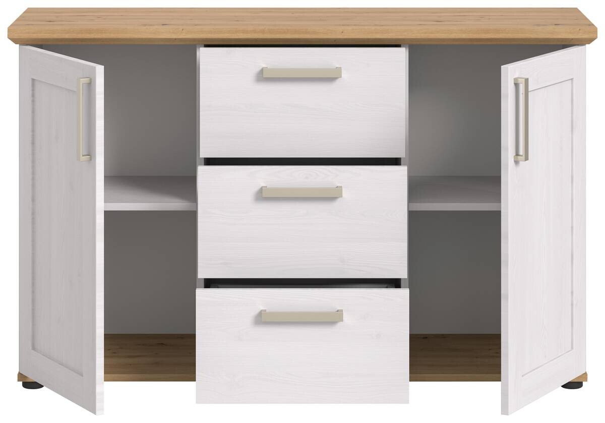 Sideboard VERONA Lärche Nachbildung Eiche Nachbildung B/H/T: ca. 129x80x40 cm