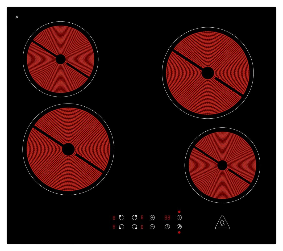 Respekta Küchenblock Premium schwarz hochglänzend B/H/T: ca. 445x220,5x60 cm