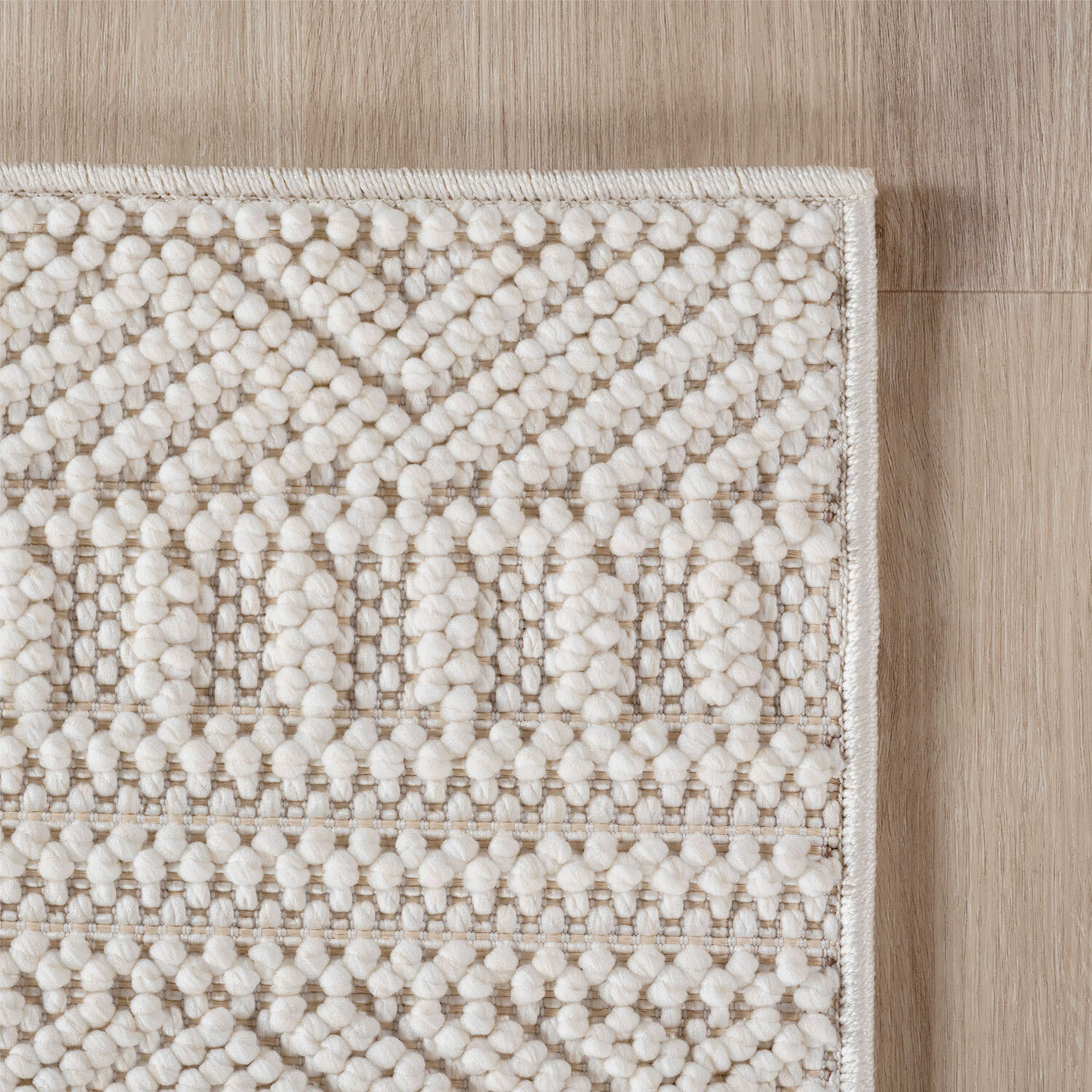 Ayyildiz Kurzflorteppich HELIX creme B/H/L: ca. 240x0,7x340 cm