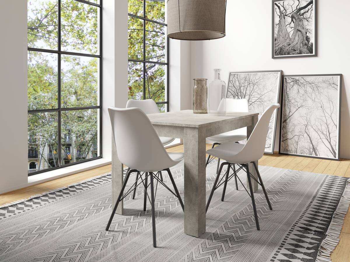 Tisch NEPAL Beton Optik B/H/T: ca. 120x75x80 cm