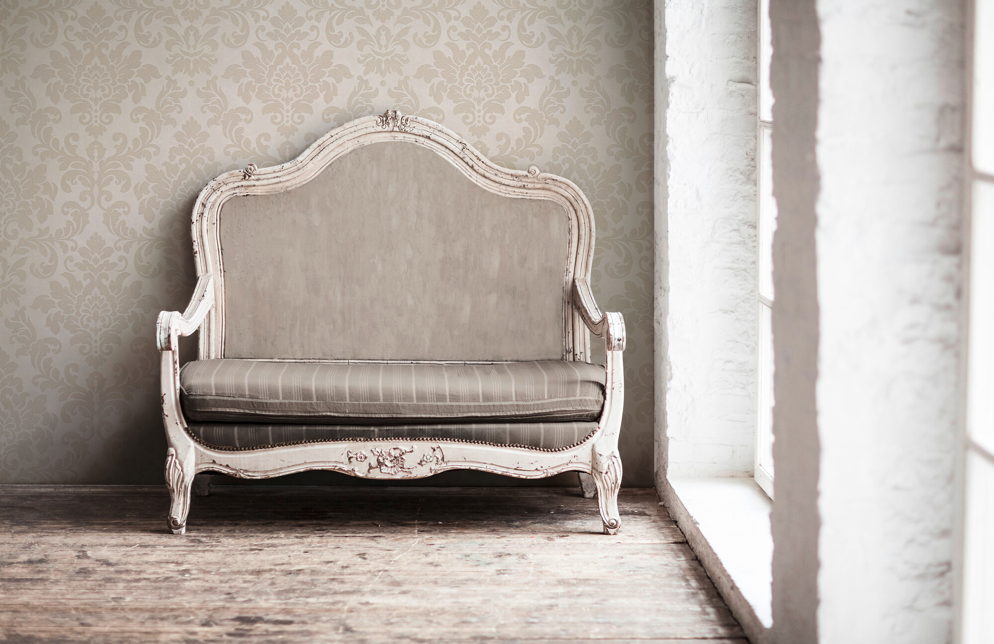 A.S.Creation Vliestapete creme gold B/H/D: ca. 53x1005x9,8 cm