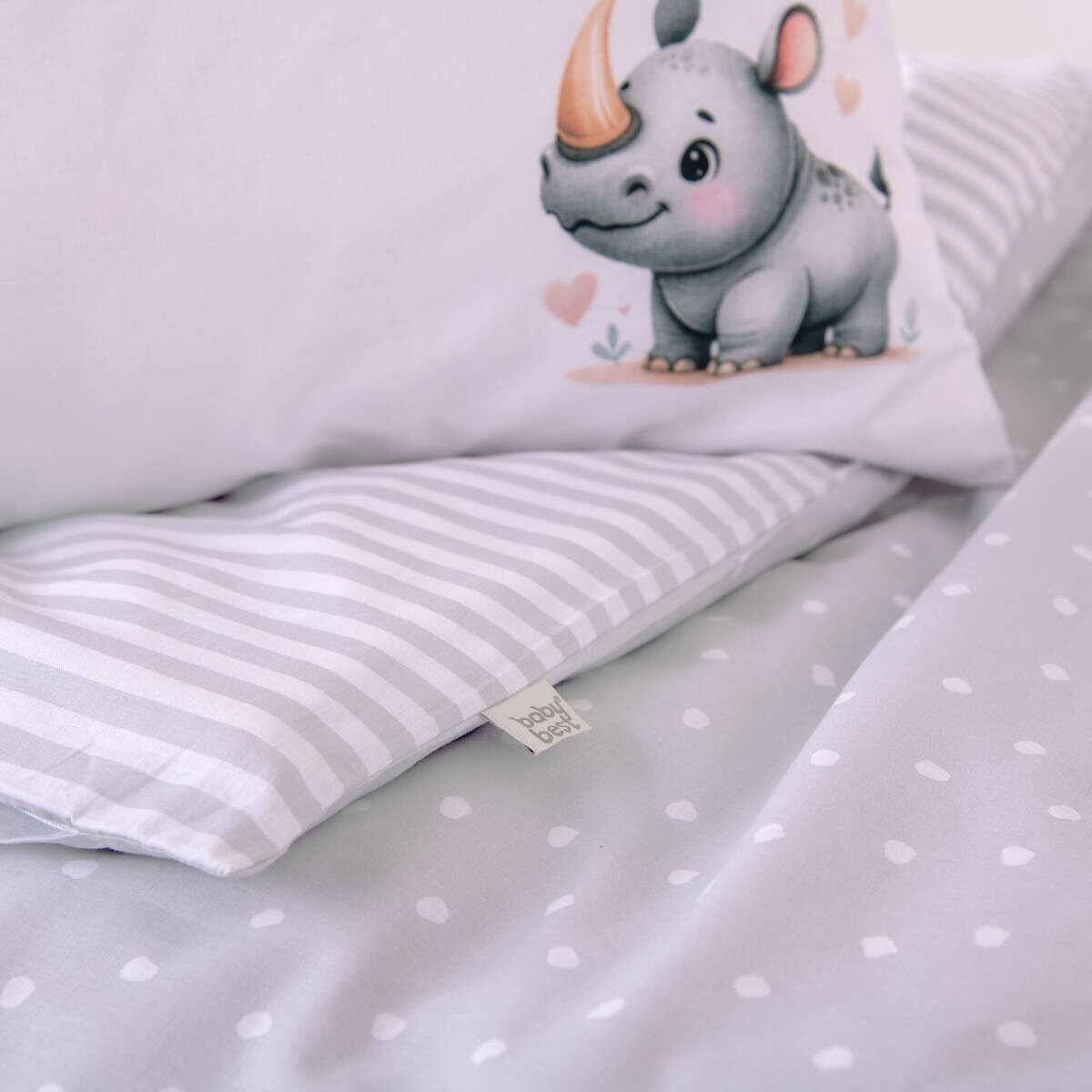 Baumwoll Bettwäsche Adventure Buddies weiß Baumwolle