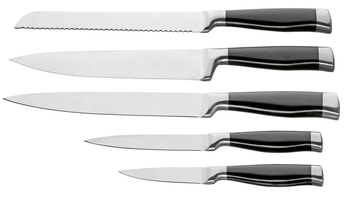 Esmeyer Messerblock DISCOVER schwarz Edelstahl 5 tlg.