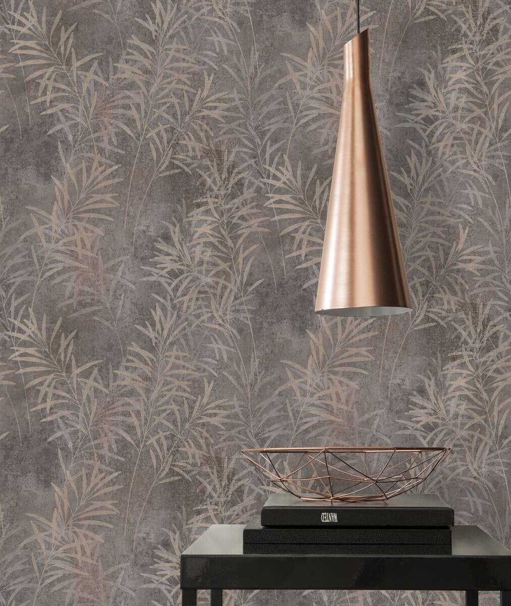 A.S.Creation Vliestapete silber beige B/H/D: ca. 53x1005x8,5 cm