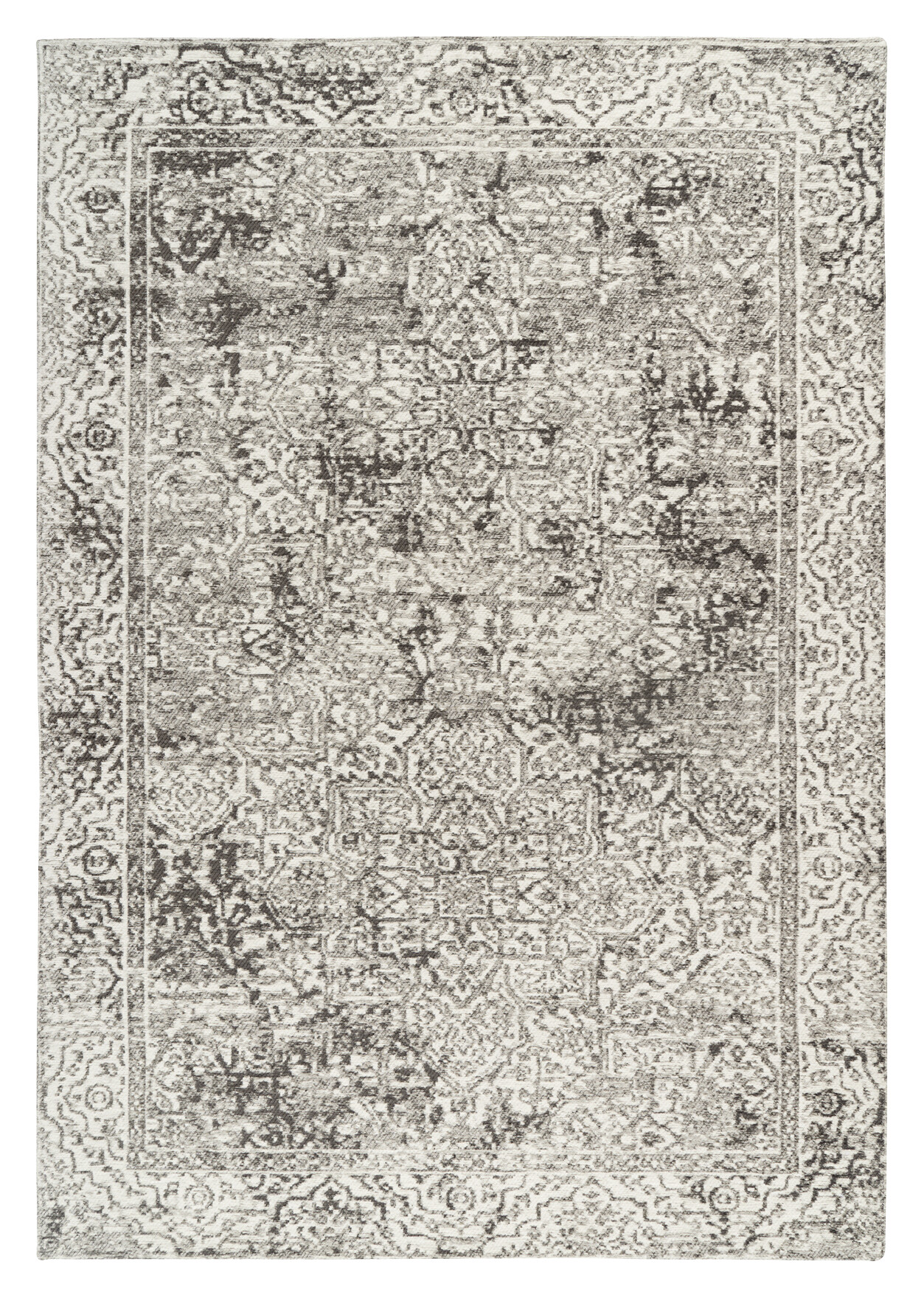 Kayoom Flachflorteppich Davis 225 grau B/H/L: ca. 120x1,2x170 cm