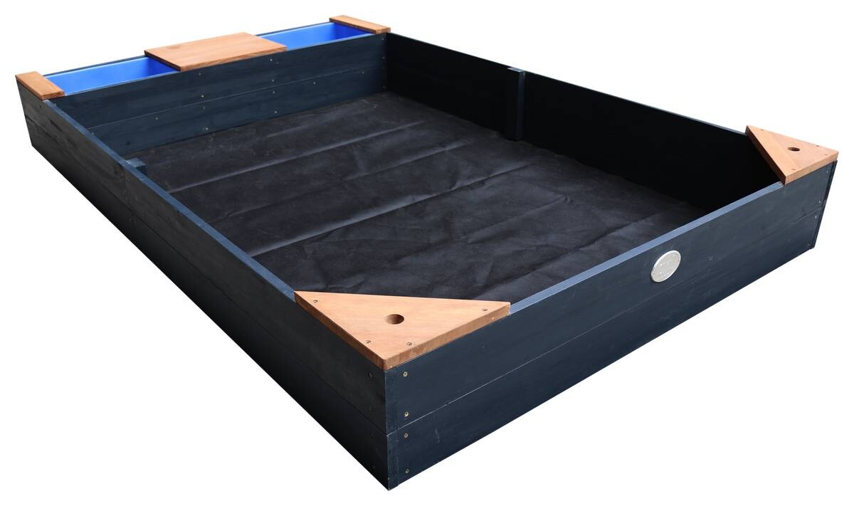 AXI Sandkasten Kelly anthrazit B/H/L: ca. 115x22x180 cm