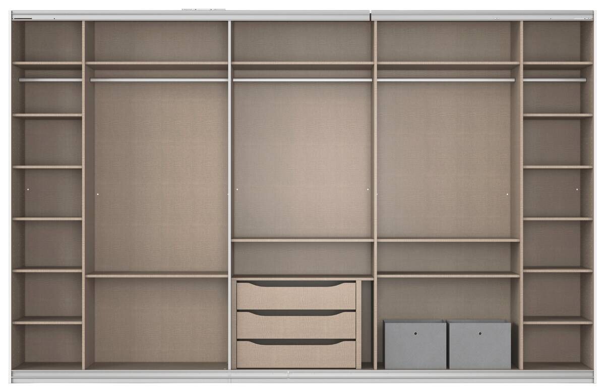 Kleiderschrank Kulmbach Alpinweiß B/H/T: ca. 360x229x62 cm Kleiderschrank Kulmbach Alpinweiß B/H/T: ca. 360x229x62 cm