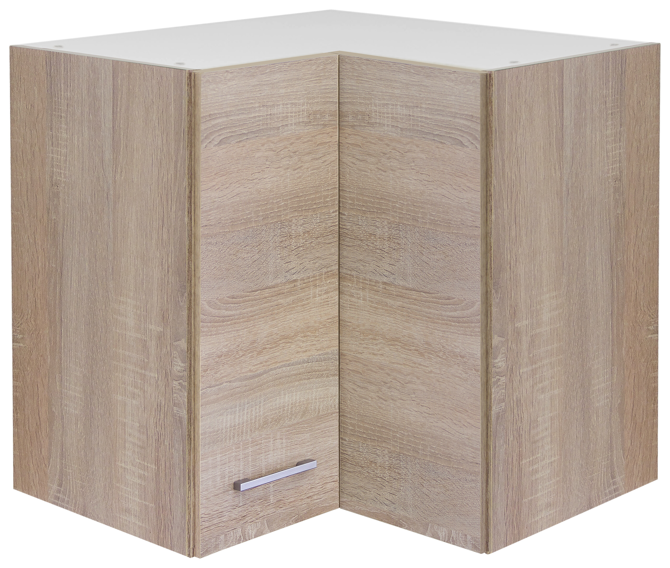 Eckhängeschrank Samoa weiß Eiche Nachbildung B/H/T: ca. 60x54,8x32 cm