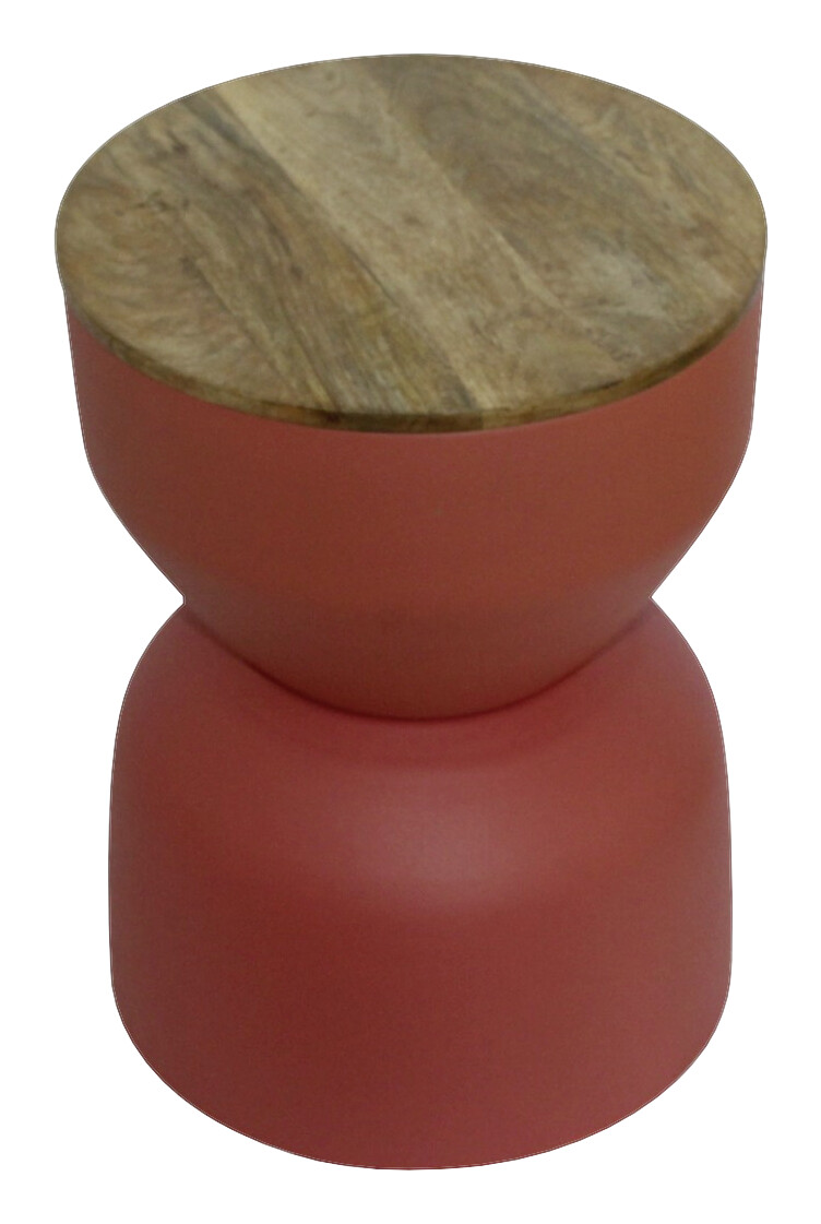 Beistelltisch Lino braun Mango H/D: ca. 41x30 cm