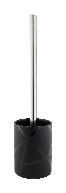 Axentia WC-Garnitur Nero schwarz Steingut