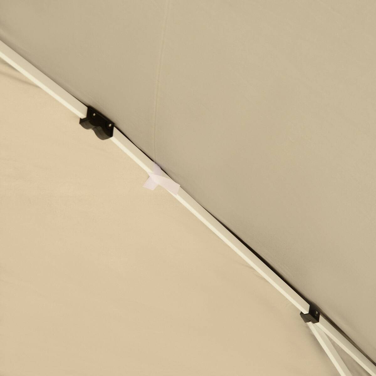 Outsunny Pavillon schwarz Stahl B/H/L: ca. 295x255x295 cm