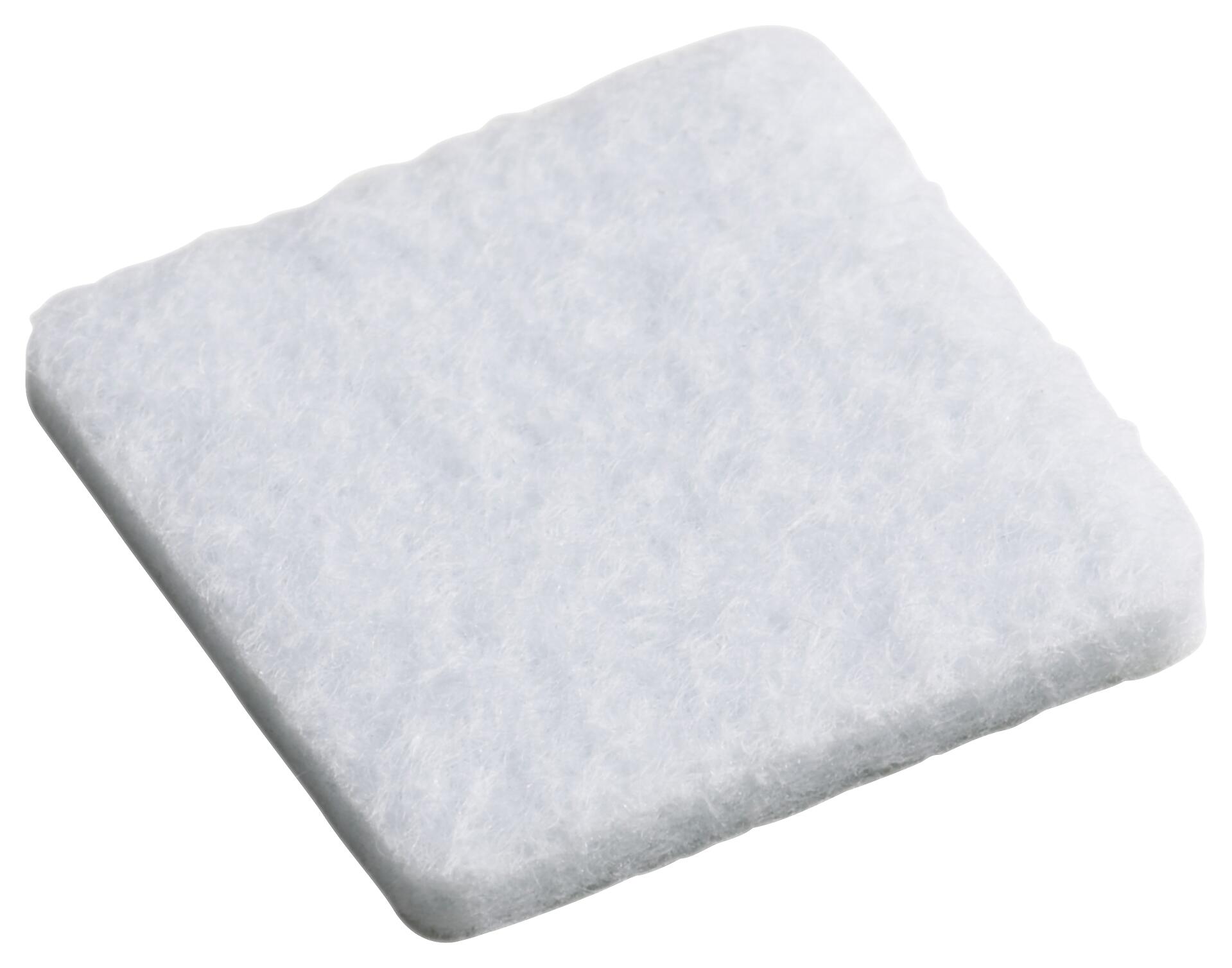 Meister Filzgleiter weiß B/L: ca. 2,2x2,2 cm 16 tlg.