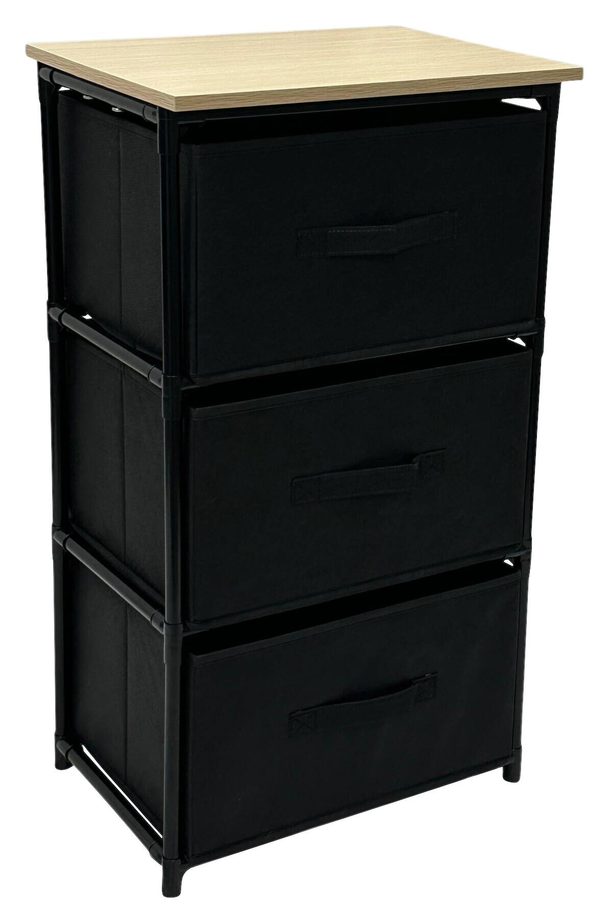 Regal schwarz MDF B/H/L: ca. 40x68x30 cm