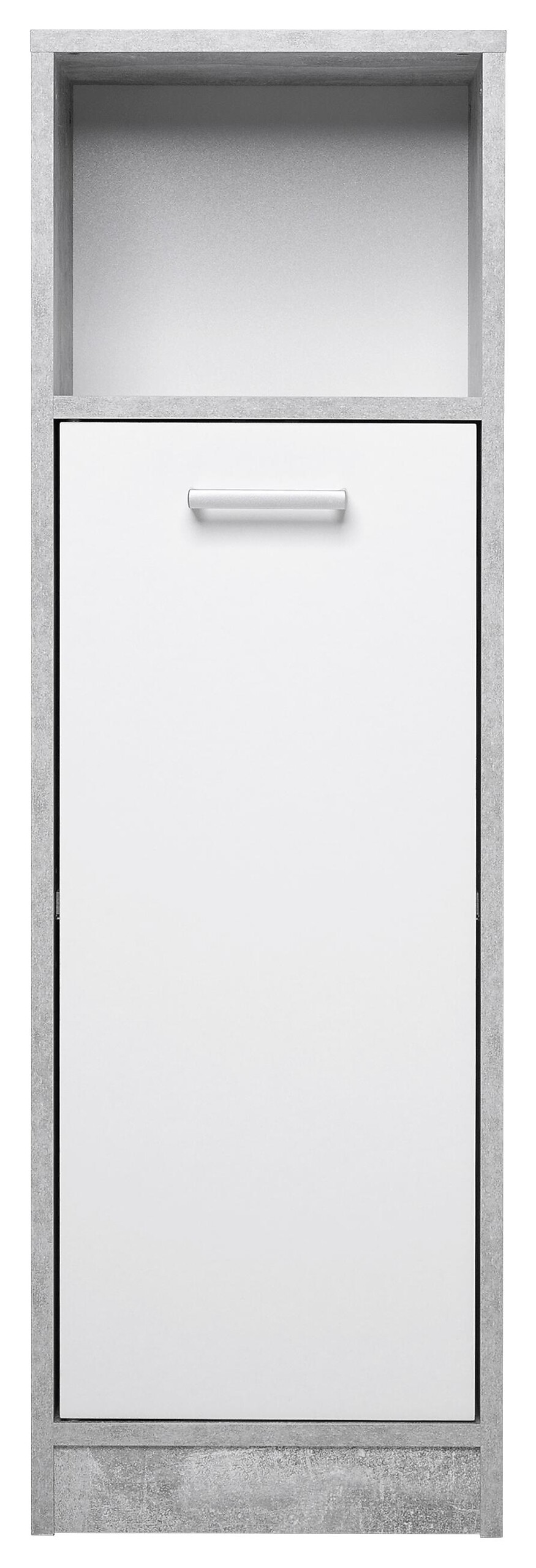 Bad-Set Madeira Beton Optik weiß B/H/T: ca. 123x76,5x28 cm