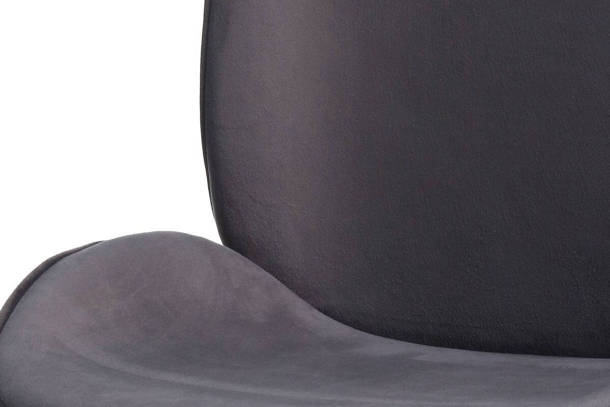 Stuhl Charlize 100 2er grau Microfaser B/H/T: ca. 48x87x59 cm