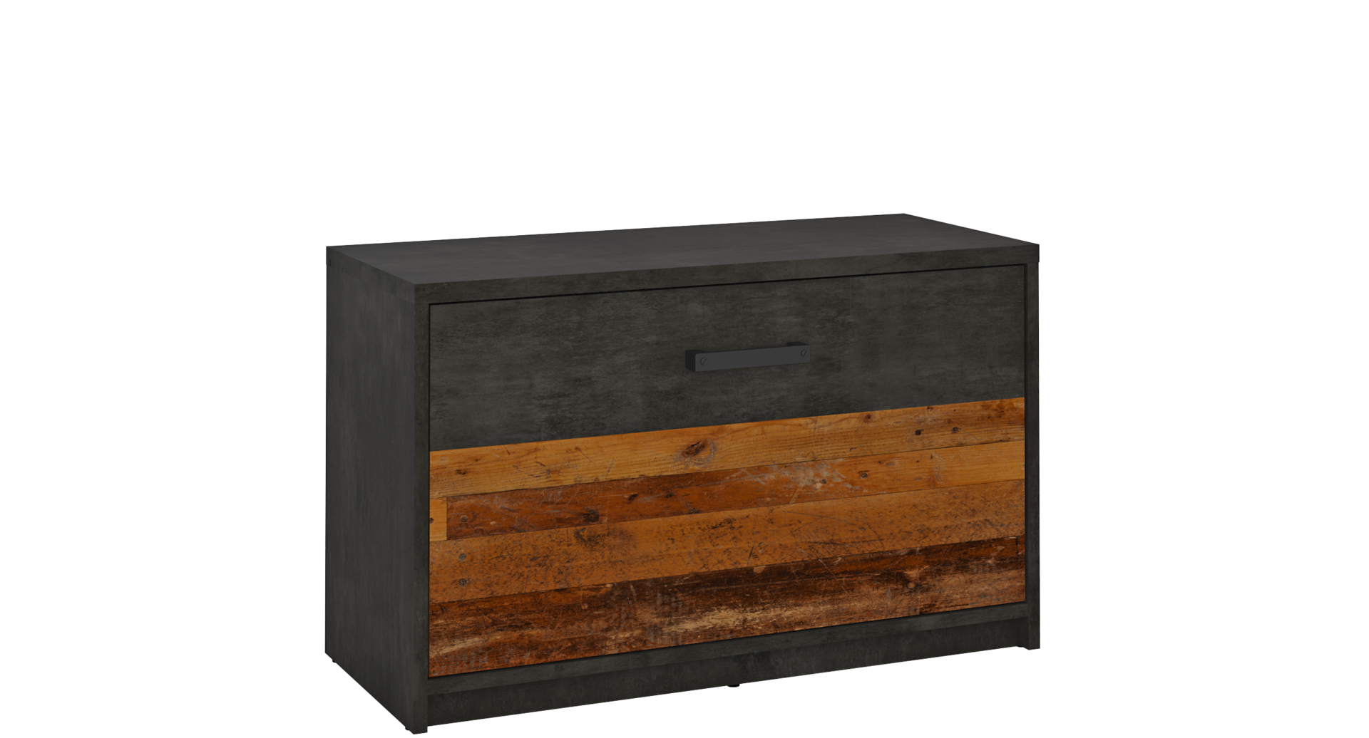 Sitzbank Perugia Fresko Nachbildung Old Wood Nachbildung B/H/T: ca. 80x50x34 cm