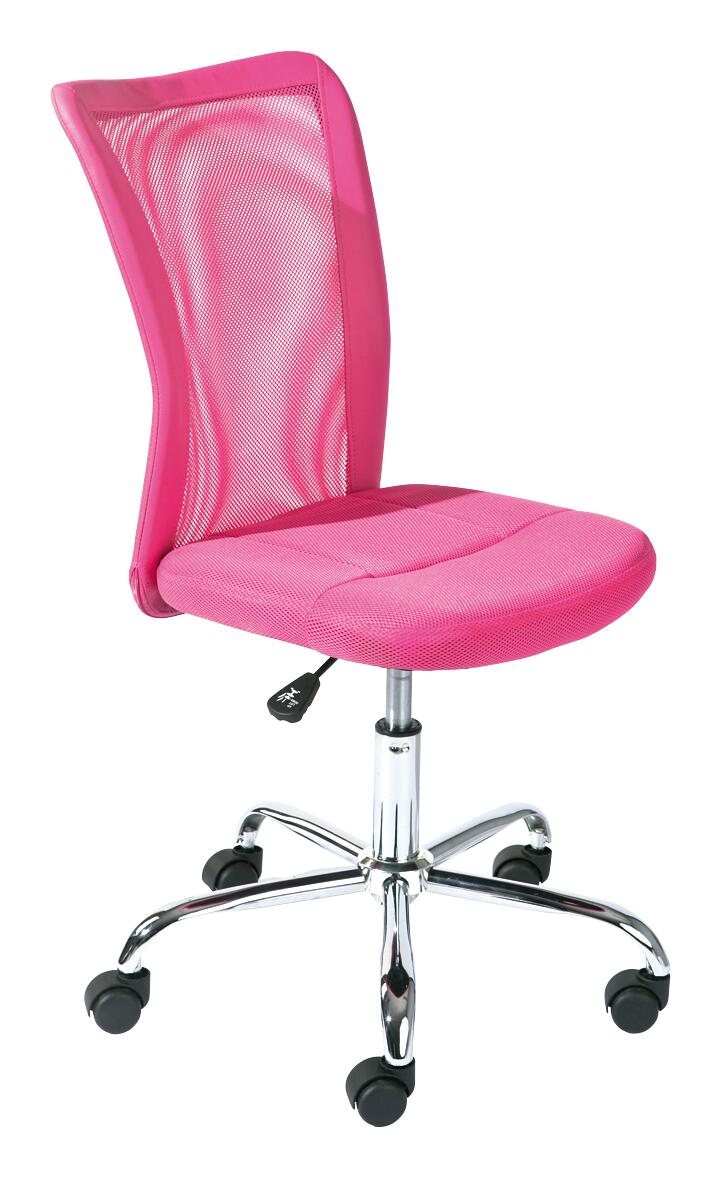 Drehstuhl Bonnie pink Kunststoff Metall