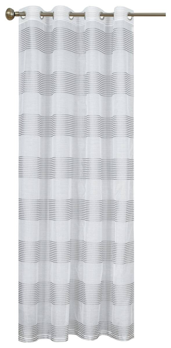 home Topline Ösenvorhang Mina anthrazit B/L: ca. 135x245 cm