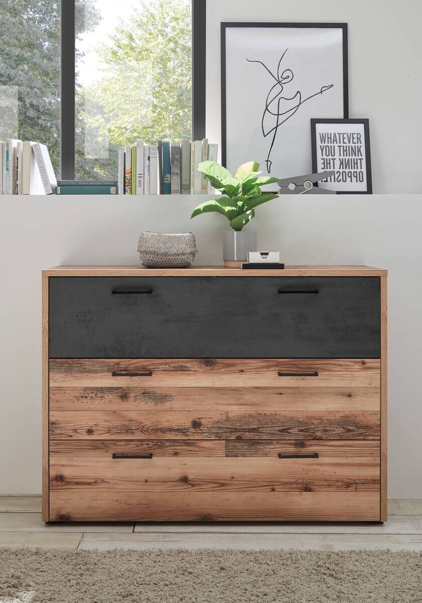 Kommode Alicante Alpin Lodge Nachbildung B/H/T: ca. 120x89x38 cm