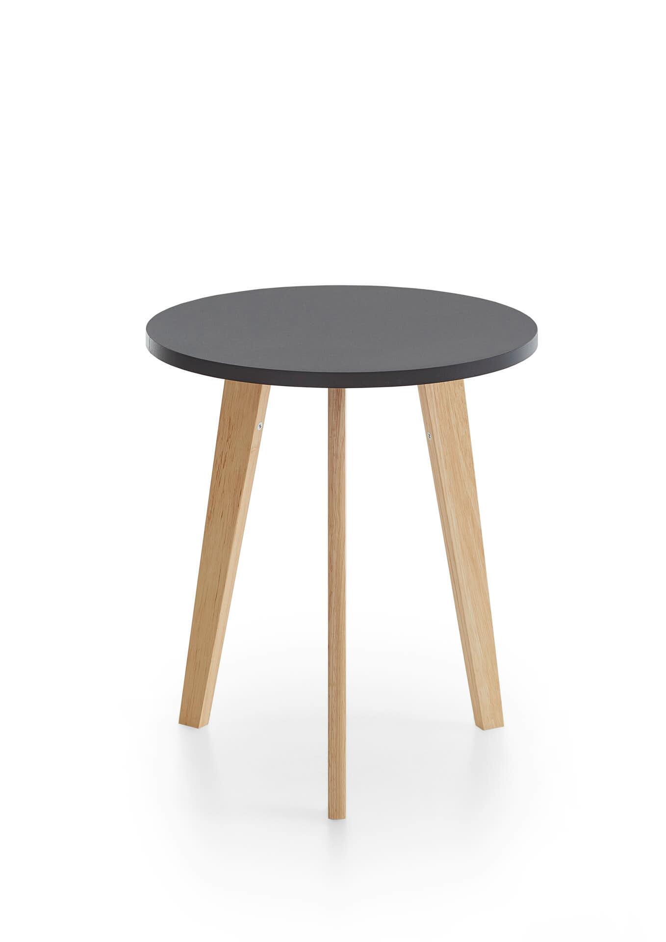 xonox.home Couchtisch schwarz Pinie B/H/T: ca. 50x46x50 cm