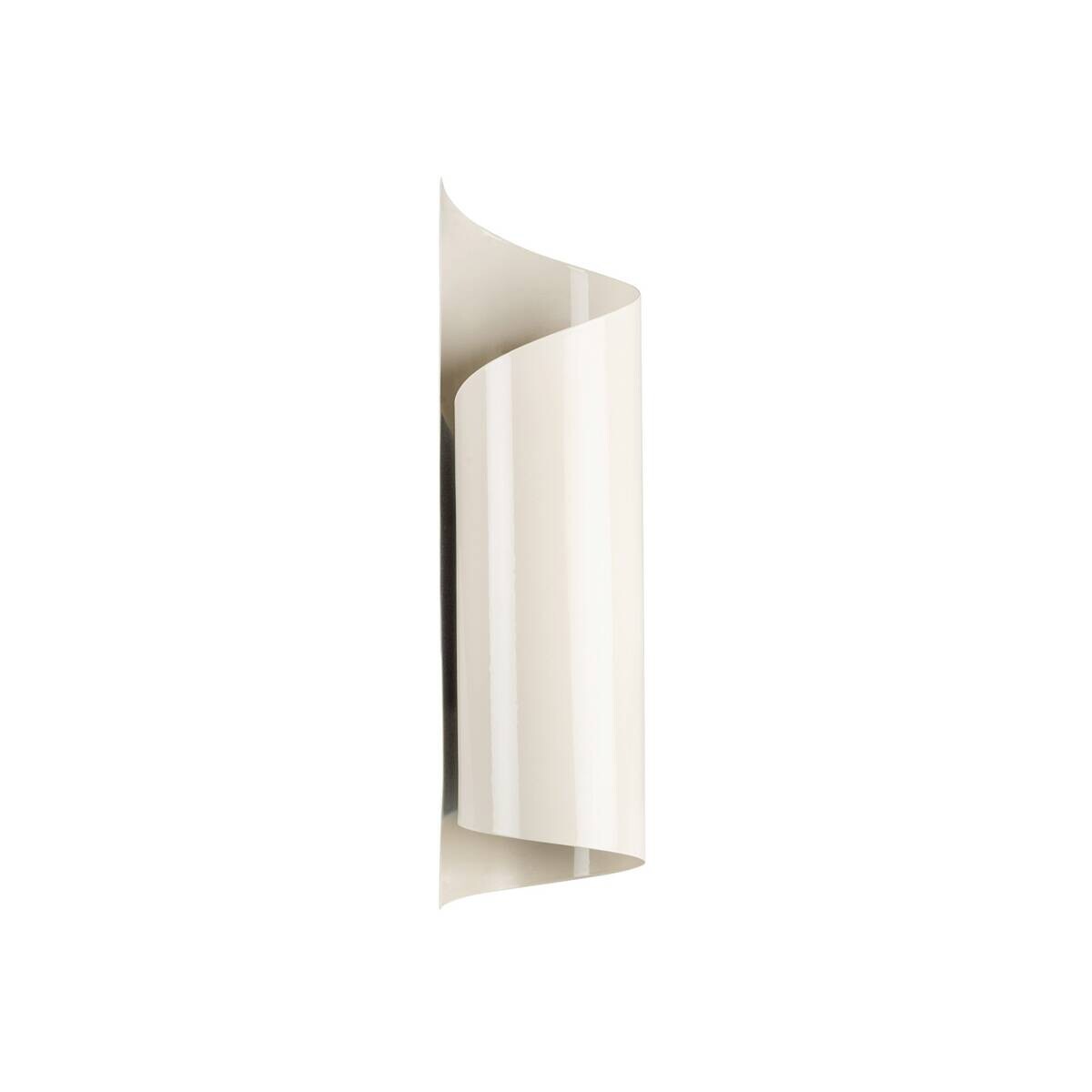 Opviq Wandleuchte creme Eisen B/H/L: ca. 16x35x10 cm E27 1 Brennstellen