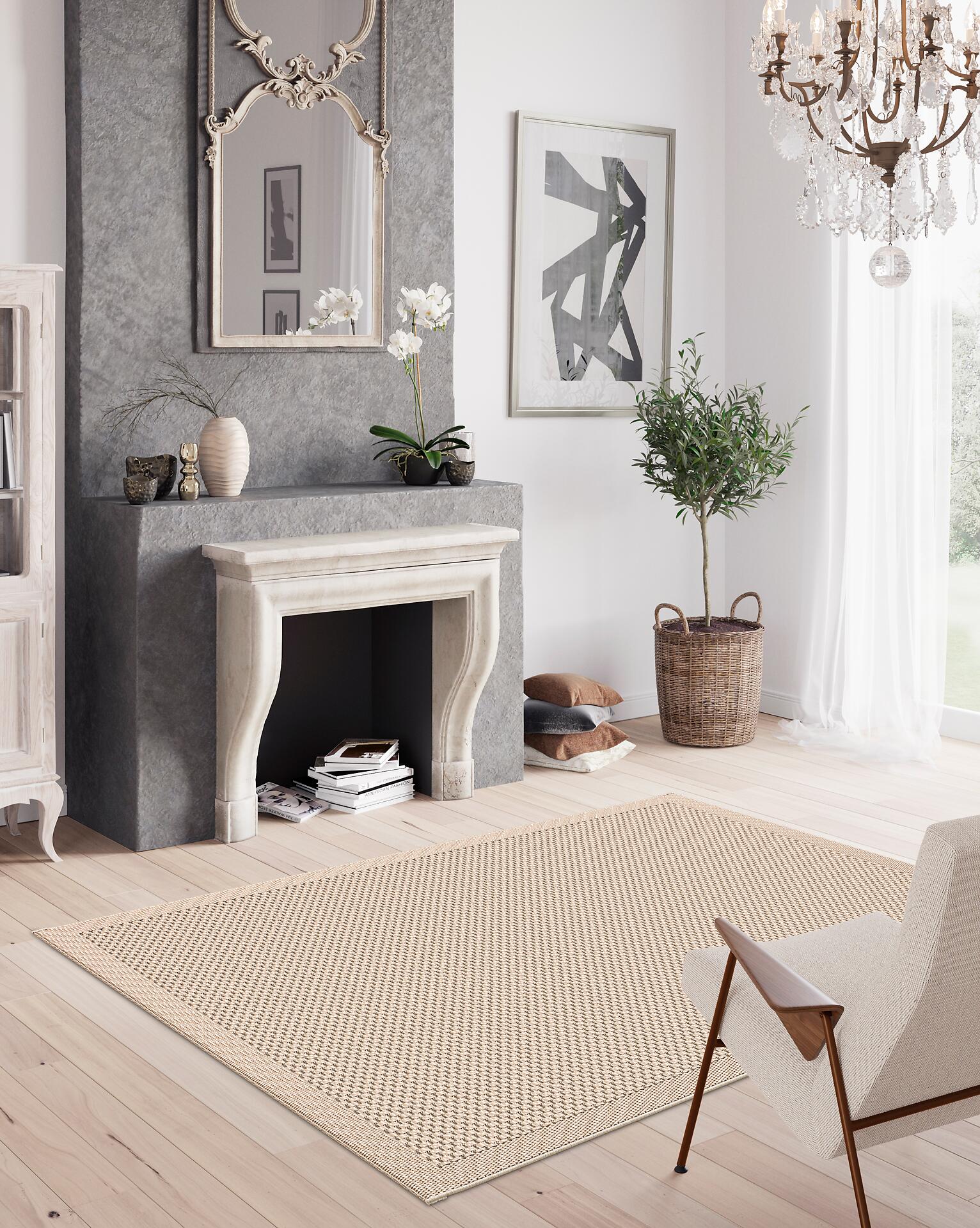 In-/Outdoor-Teppich Grace taupe B/L: ca. 80x150 cm