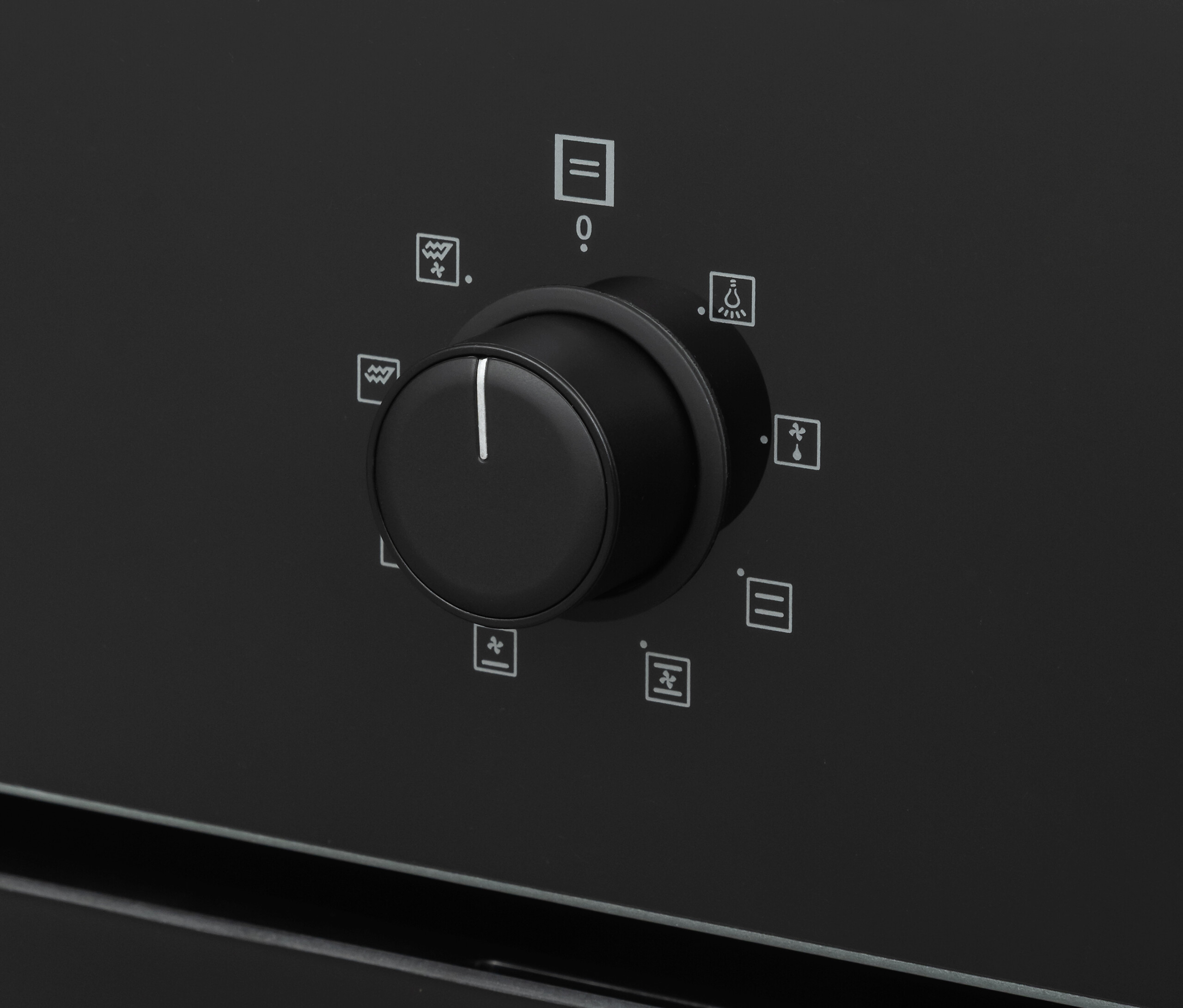 Mican Einbaubackofen BOAHSD65 schwarz Metall B/H/T: ca. 59,5x59,5x57 cm