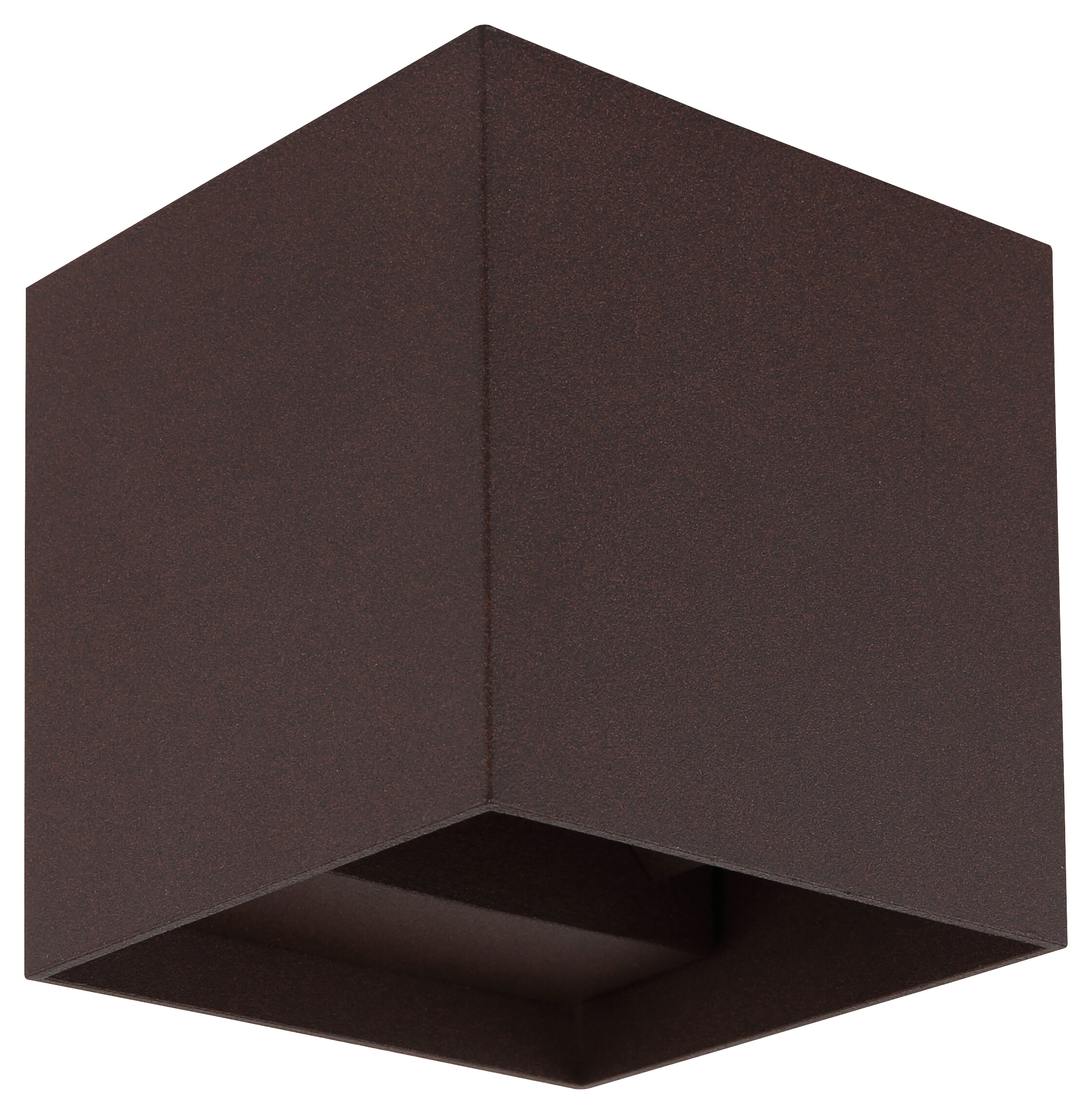 Außenleuchte rostfarbig klar H/D: ca. 10x15,9 cm