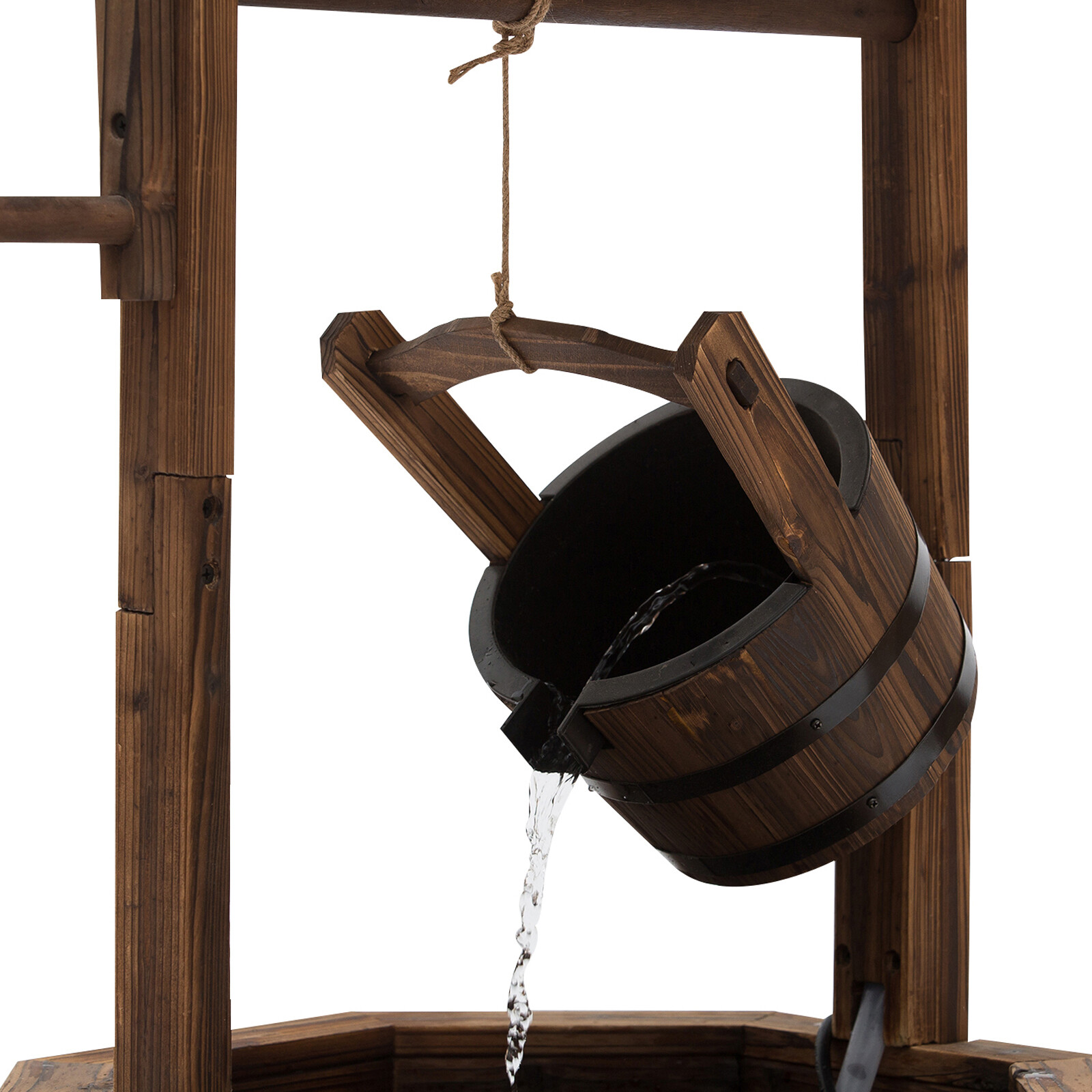 Outsunny Brunnen schwarz B/H/L: ca. 57x118x68 cm