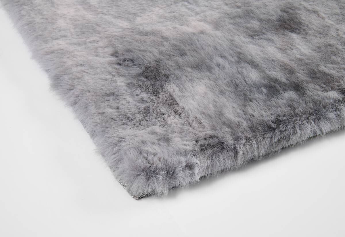 Fellimitat Moyo Batik grau B/L: ca. 160x230 cm