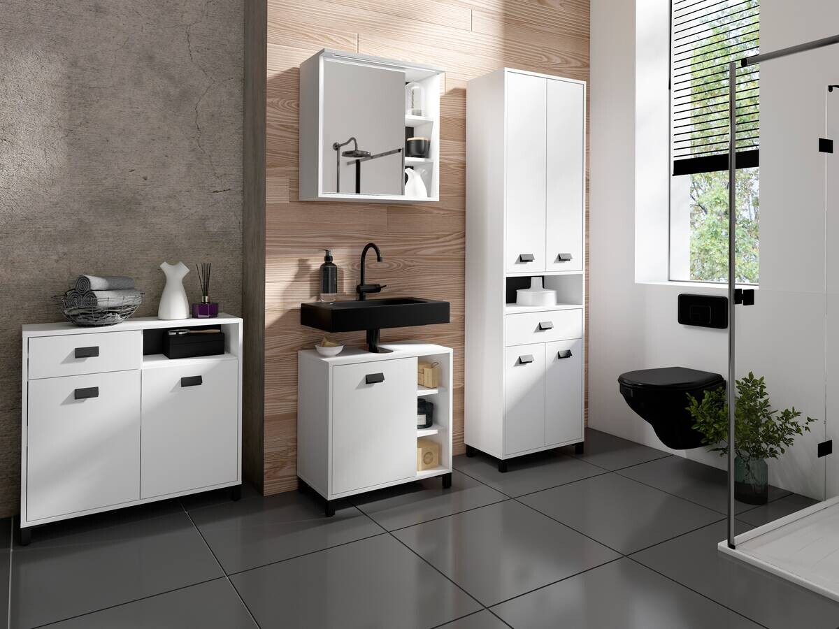 Waschbeckenunterschrank WELLNESS weiß B/H/T: ca. 60x62x34 cm Waschbeckenunterschrank WELLNESS weiß B/H/T: ca. 60x62x34 cm