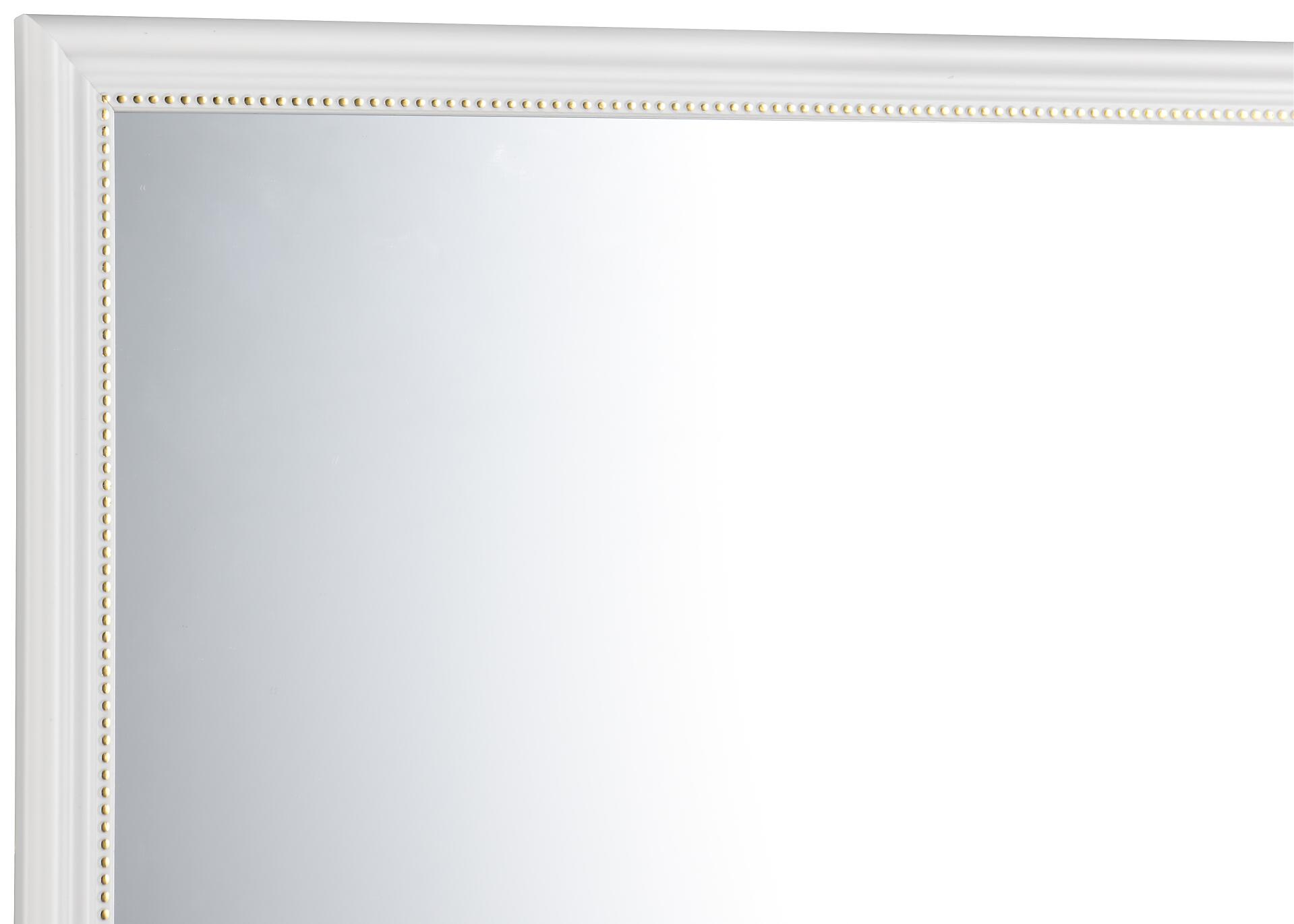 Mirrors&More Rahmenspiegel ELENOR weiß gold Optik B/H/T: ca. 34x45x1,5 cm