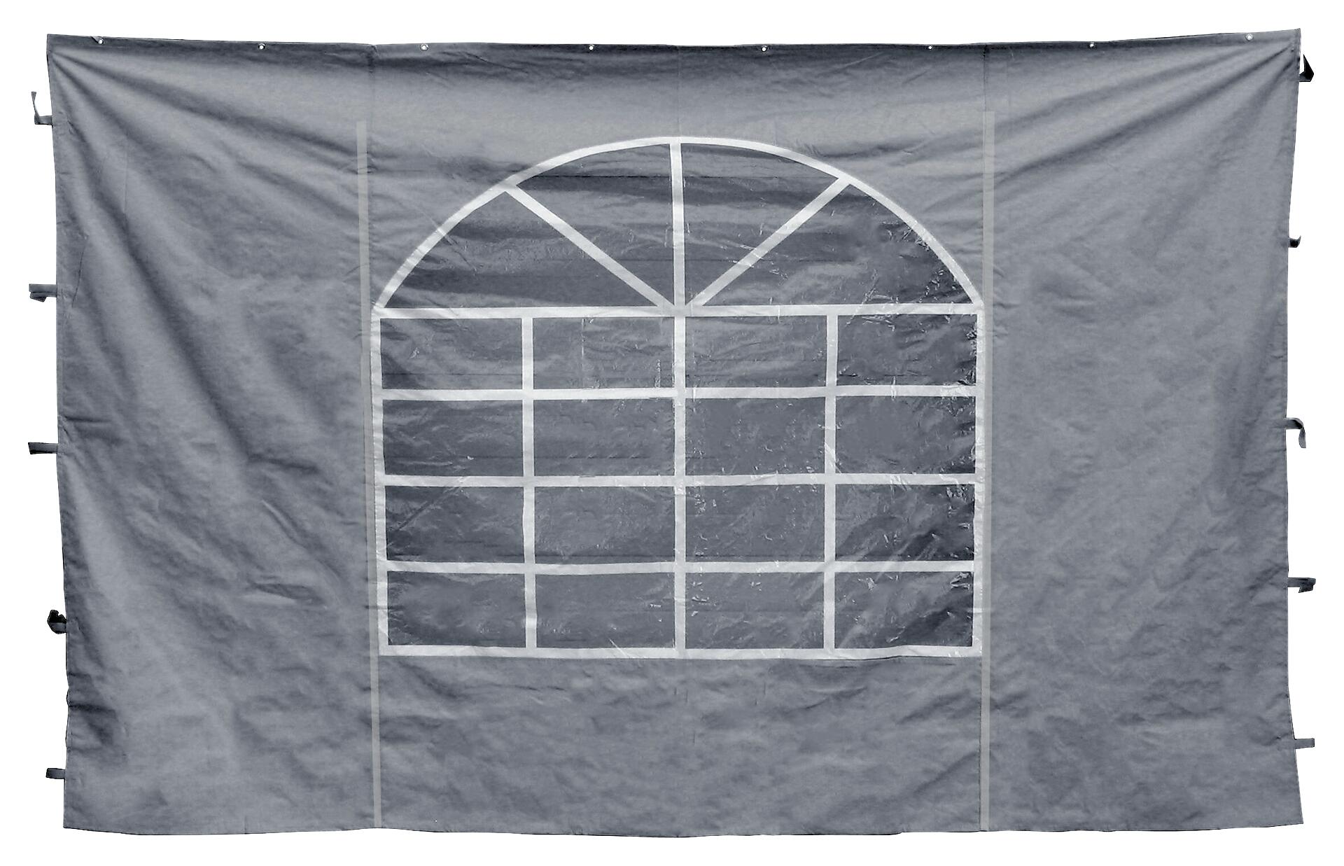 Grasekamp Seitenteile für Pavillon Sahara grau Kunststoff B/H: ca. 300x193 cm