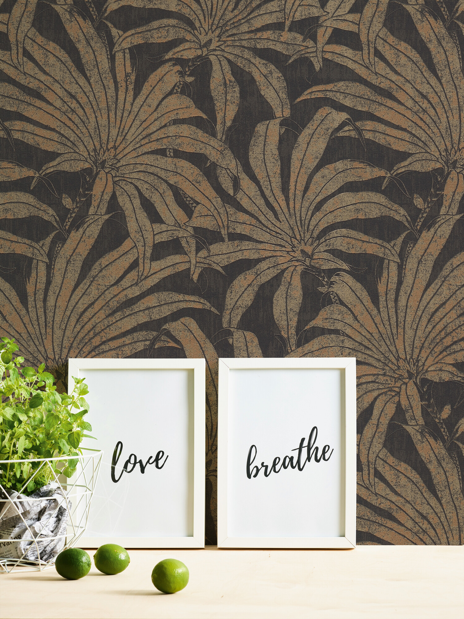 A.S.Creation Vliestapete bronze gold schwarz B/H/D: ca. 53x1005x9,2 cm