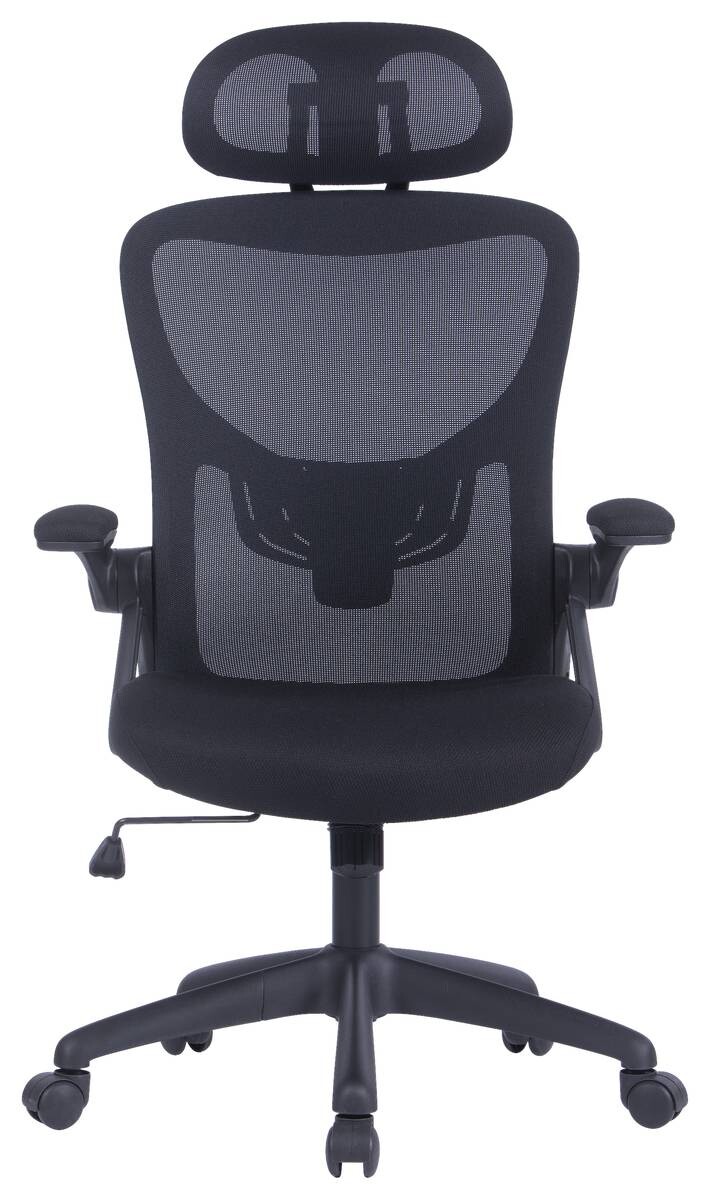 Chefsessel FLEX schwarz schwarz schwarz Webstoff Netzstoff Kunststoff