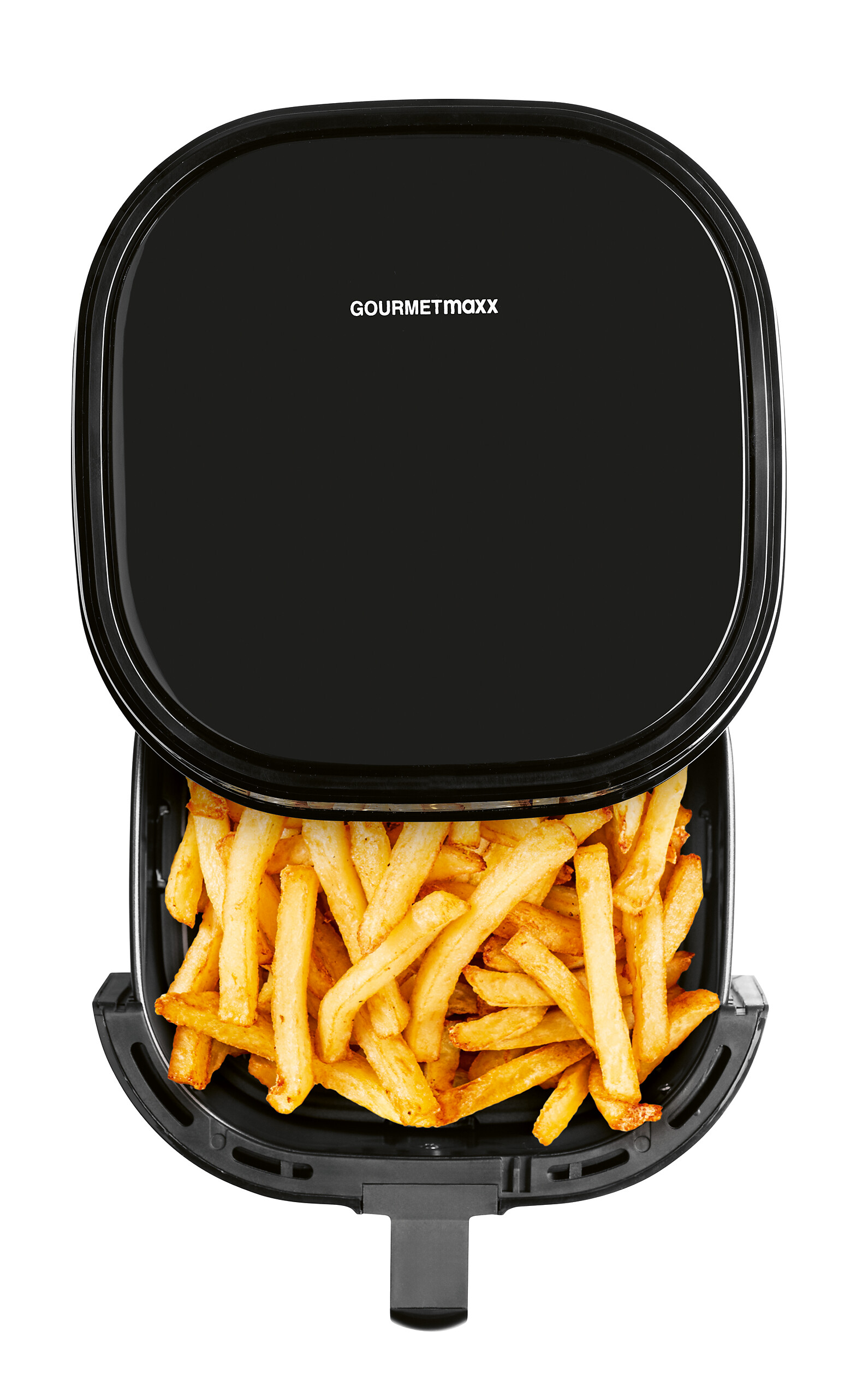GOURMETmaxx Heißluftfritteuse 16538 schwarz Metall B/H/L: ca. 34,4x30,5x26,5 cm ca. 4,5 l
