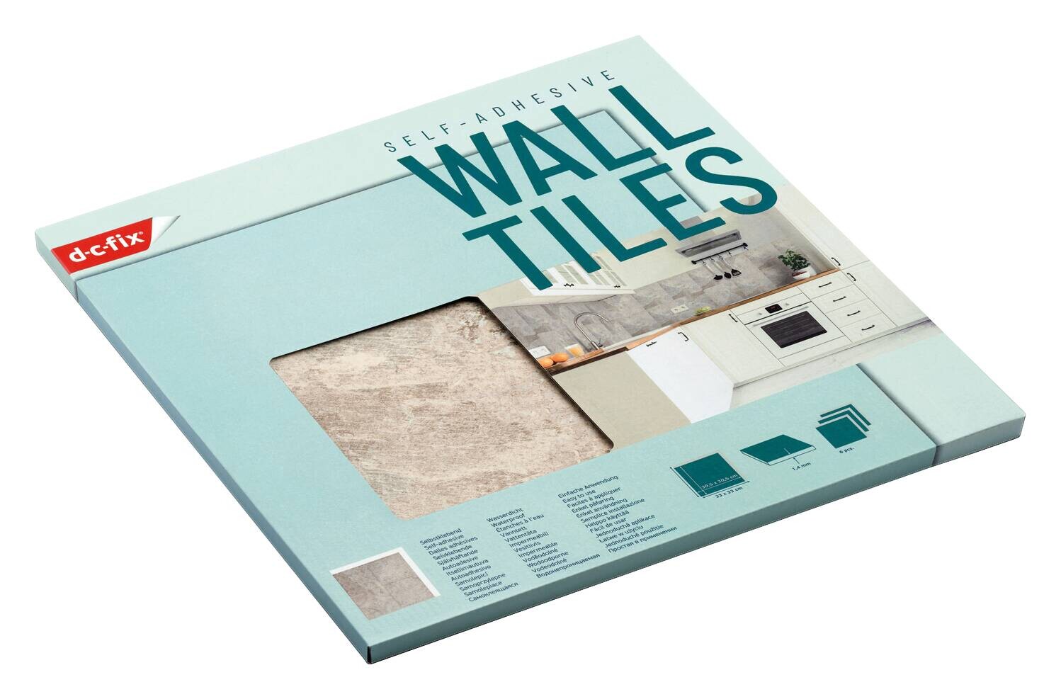 d-c-fix Wandfliese beige B/L: ca. 30,5x30,5 cm