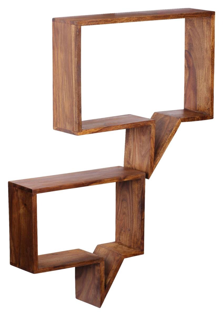 Wandregal natur B/H/T: ca. 50x49x13 cm