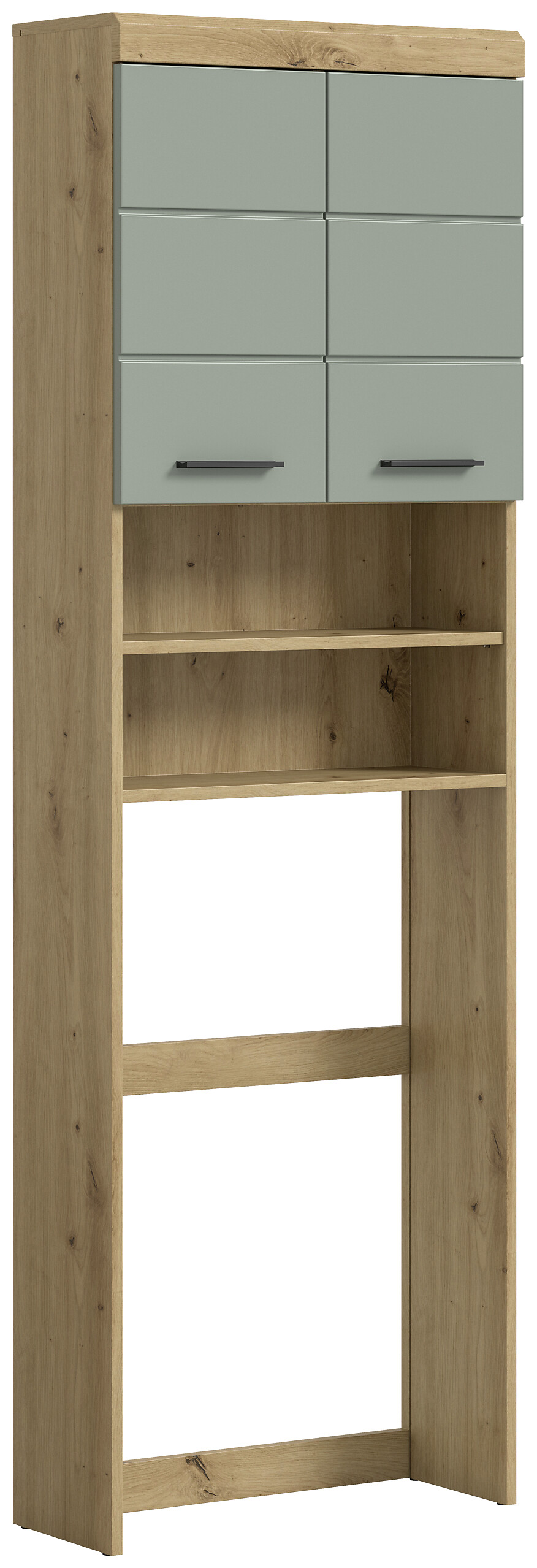 Waschmaschinenumbauschrank Scout Eiche Artisan Nachbildung salbei Nachbildung B/H/T: ca. 63x191x24 cm