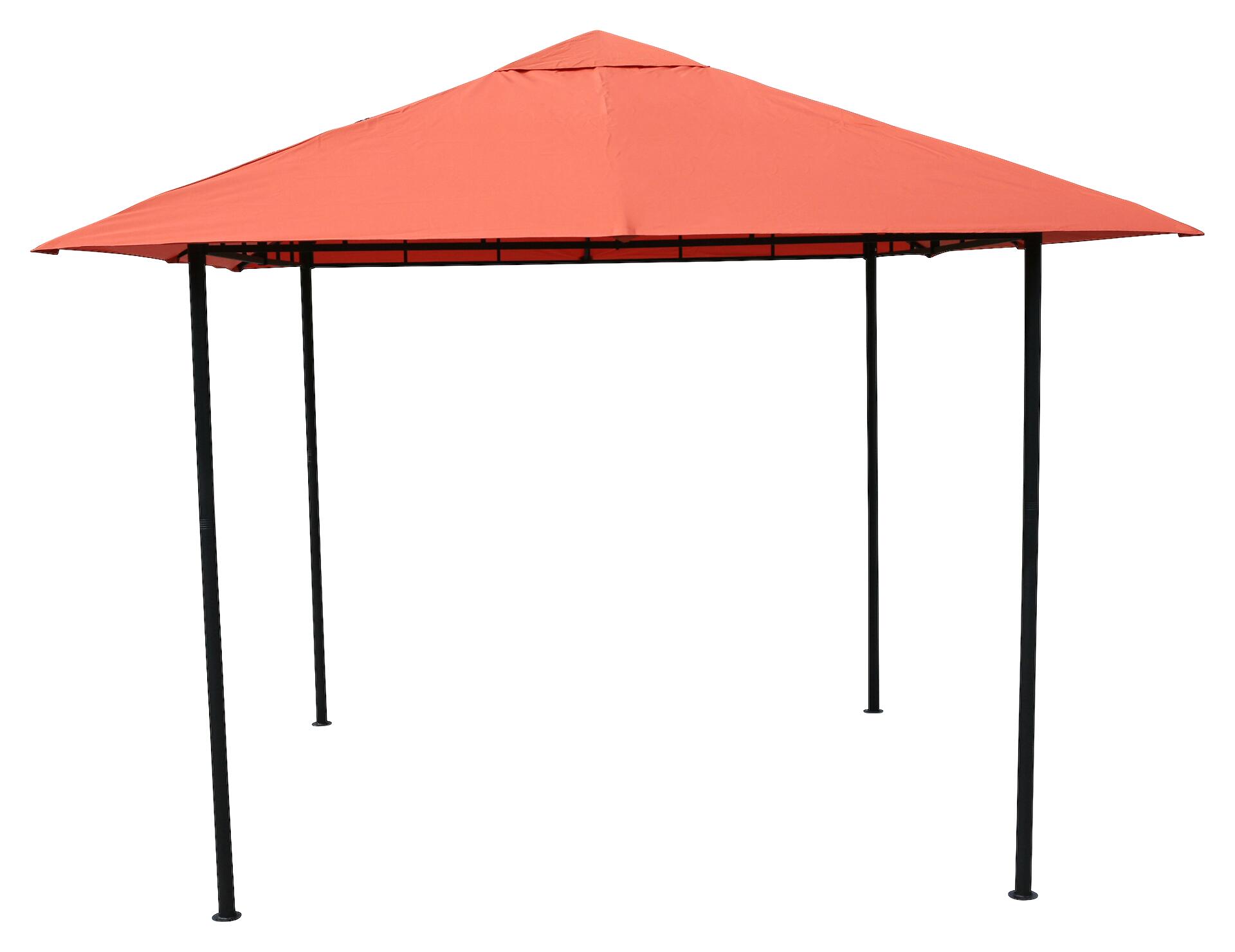 Grasekamp Pavillon Amalfi Flex terra Stahl B/H/L: ca. 300x253x300 cm