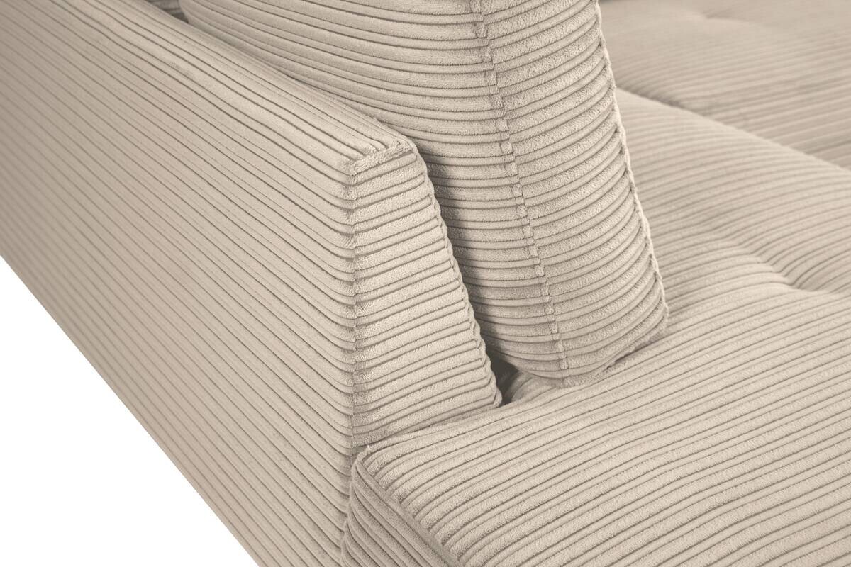 Wohnlandschaft Zero stone Microfaser B/H/T: ca. 362x86x195 cm