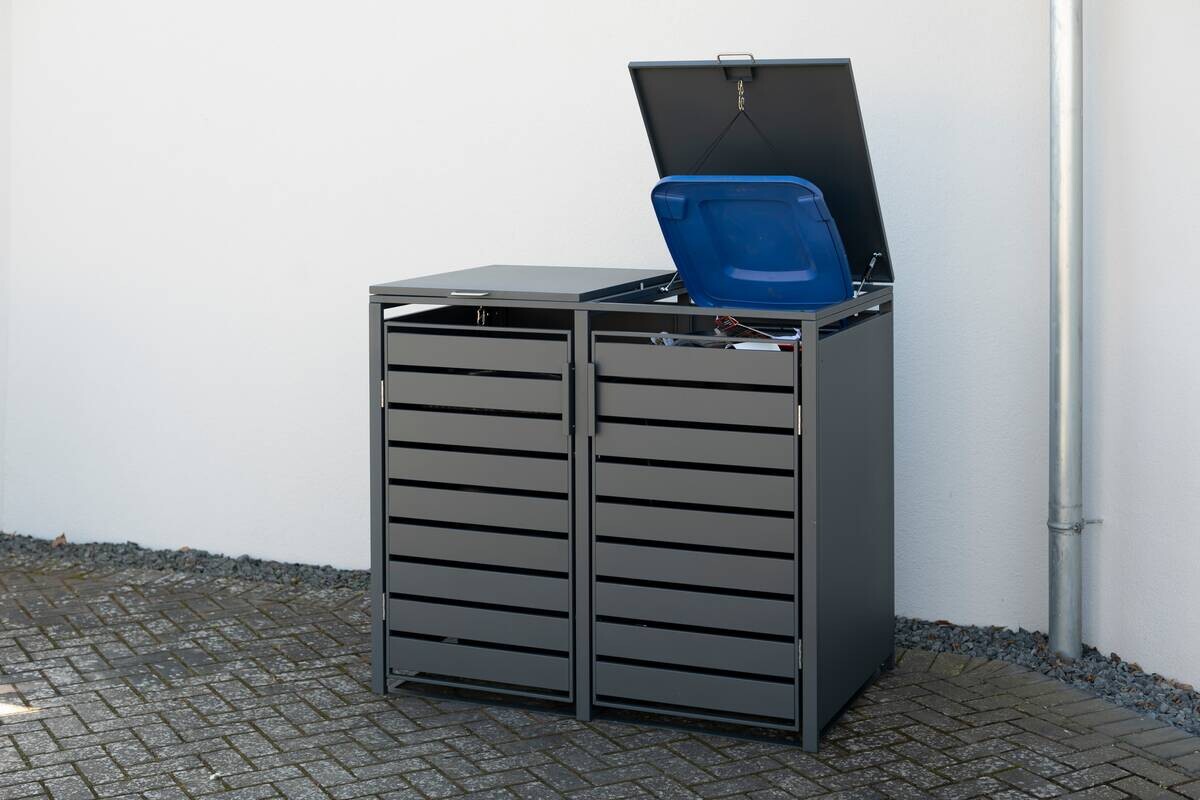 Westmann Mülltonnenbox2-fach Kubus