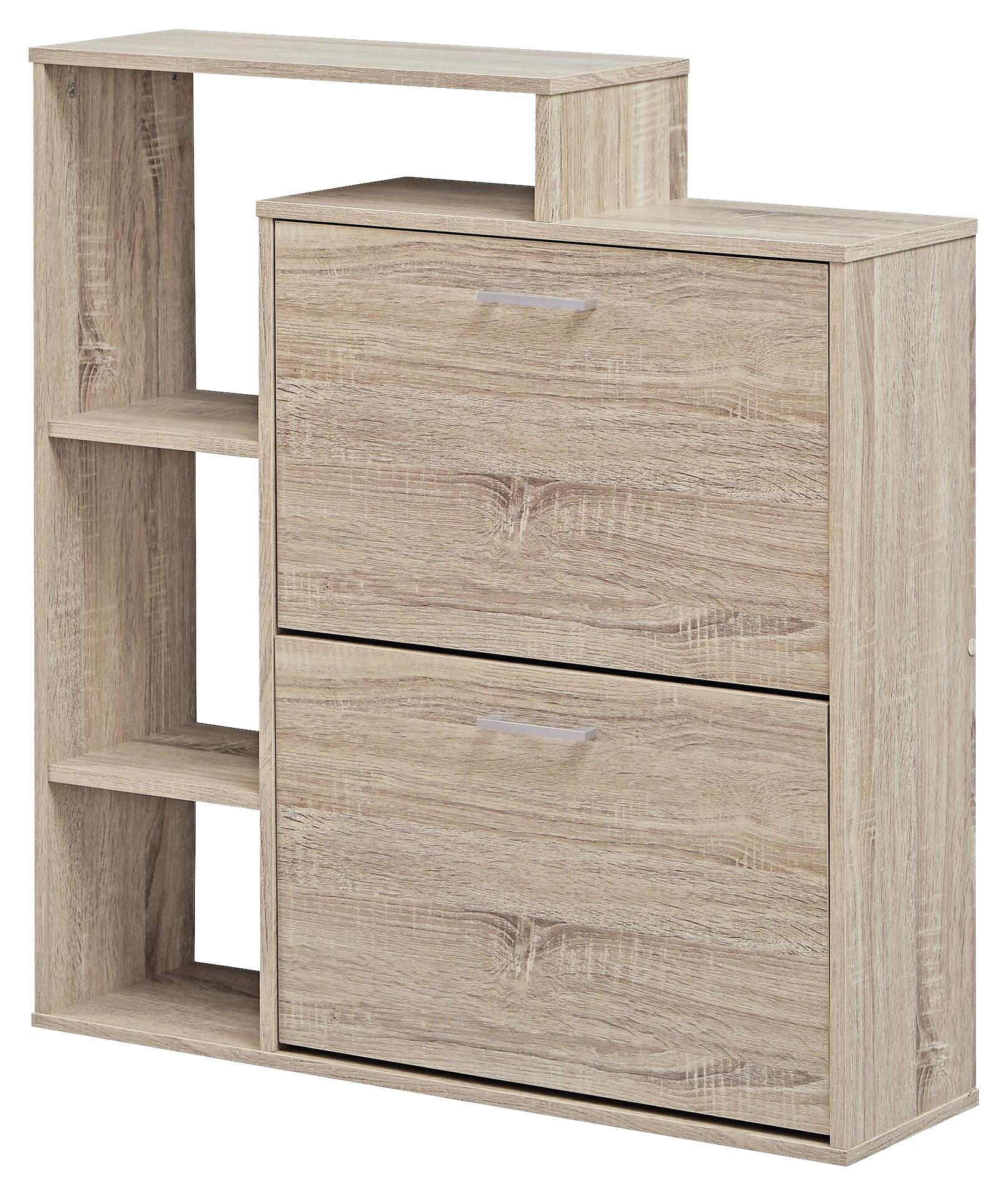 Schuhkipper Eiche Sonoma Nachbildung B/H/T: ca. 24x93x85 cm