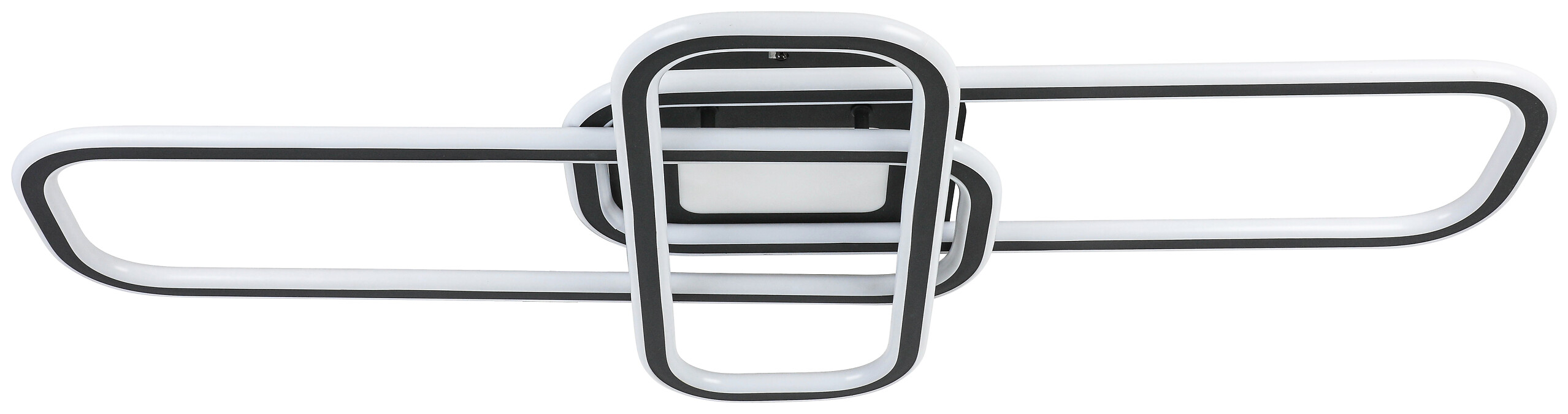 Nolo LED-Deckenleuchte Center schwarz Metall B/H/L: ca. 46x11x95 cm