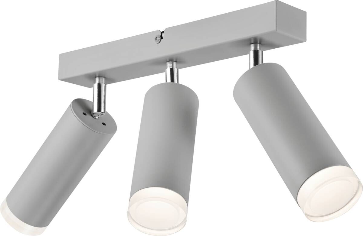 Lamkur Hängeleuchte silber Aluminium Acryl Stahl B/H/L: ca. 35x20x38 cm E27 3 Brennstellen